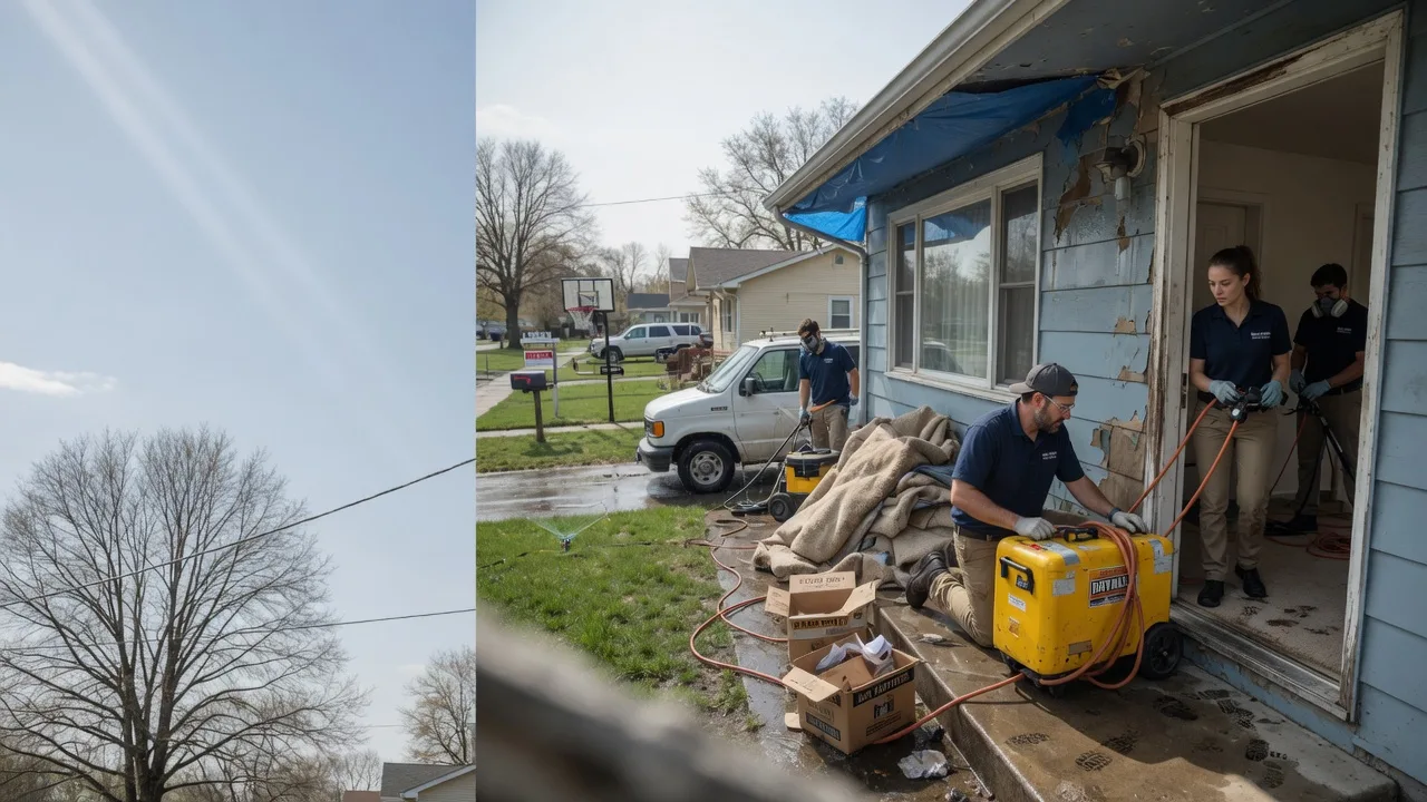 Basement Flood Cleanup in Henning, IL near me